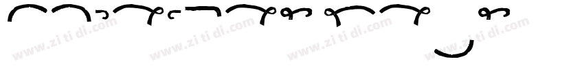 POSITVIE LINE字体转换